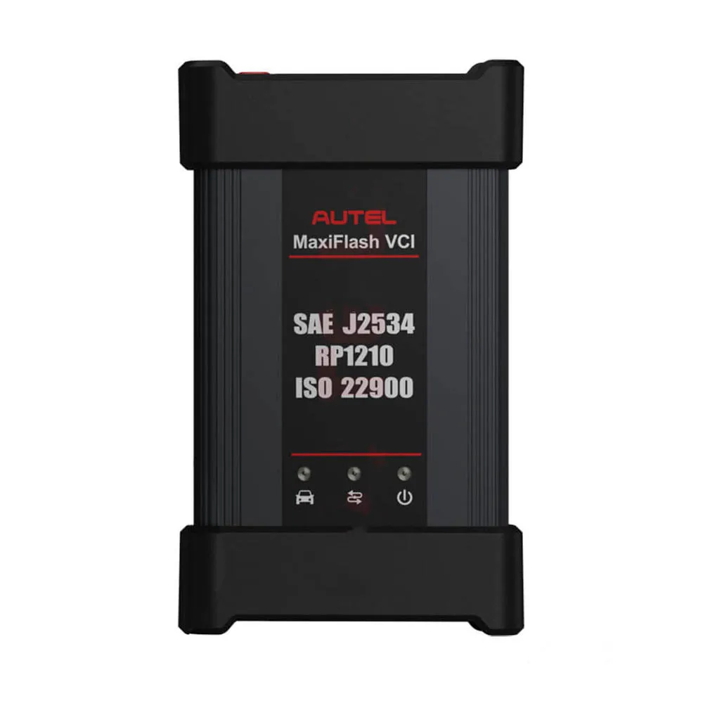 Autel MaxiFlash VCI J2534 ECU Programmer Support CAN FD/DoIP, 4  Channels And D-PDU Use With MS909, Ultra Lite, MS909EV Scan