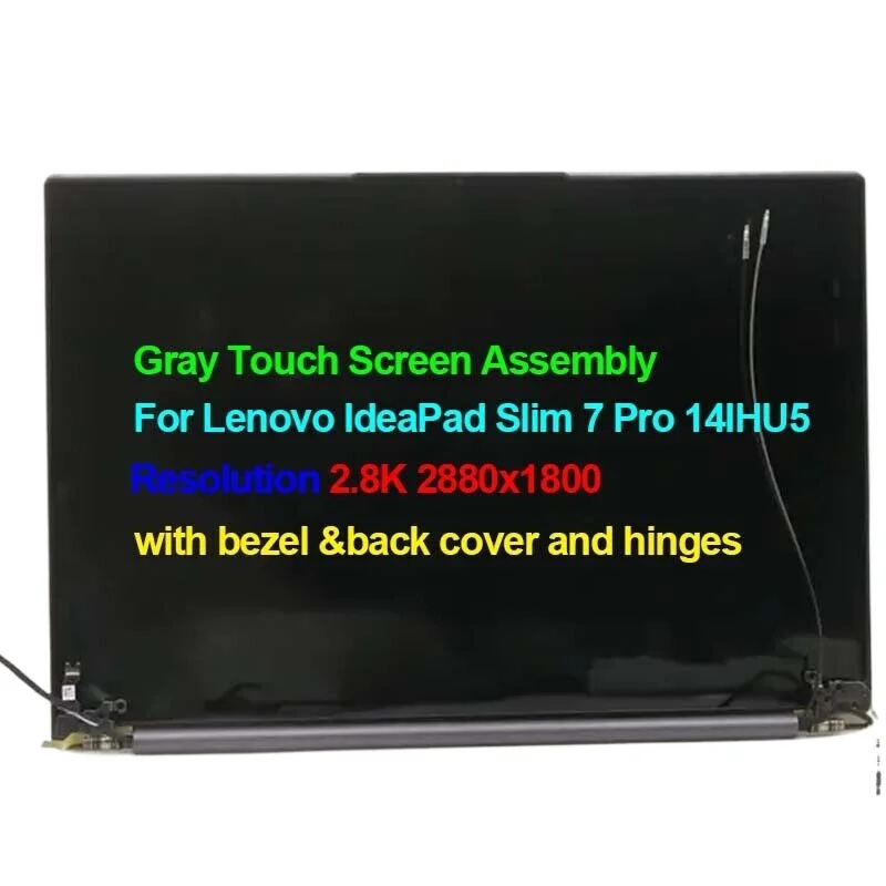

НОВЫЙ светодиодный сенсорный ЖК-экран в сборе для Lenovo IdeaPad Yoga Slim 7 Pro 14IHU5 82QT