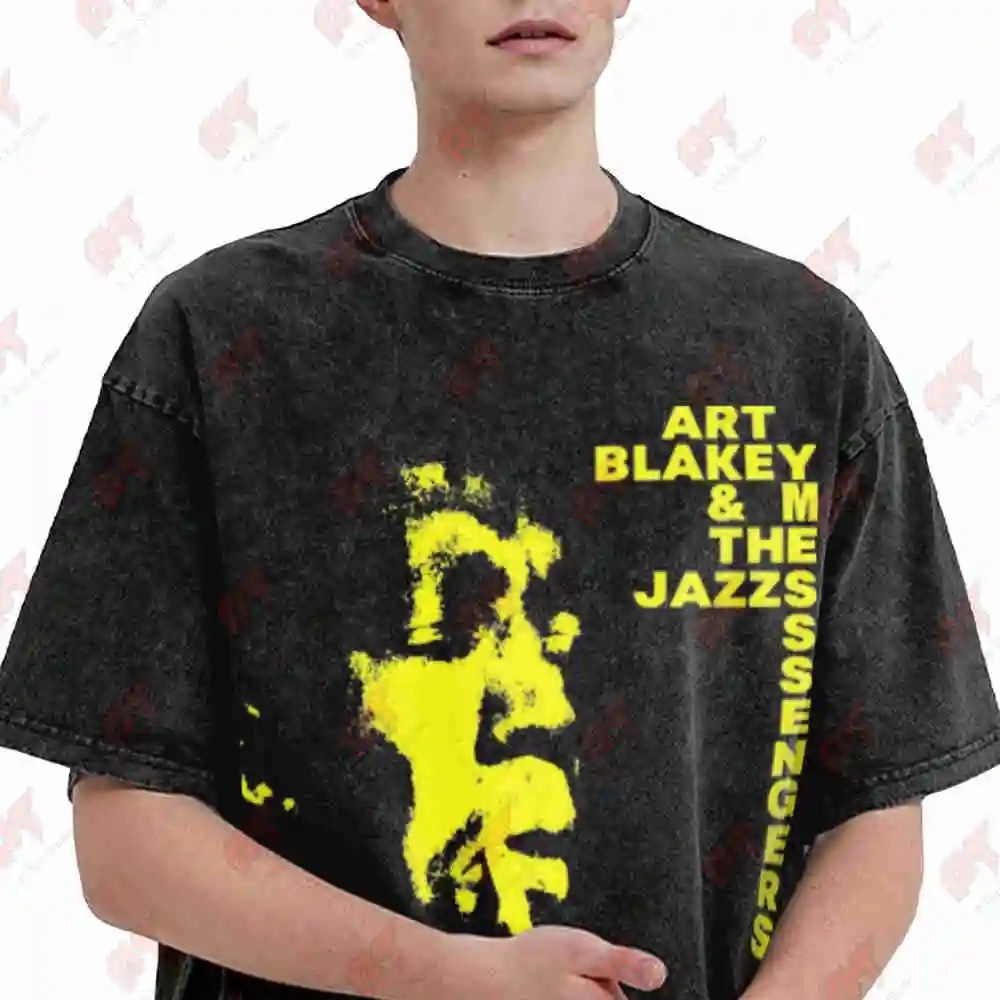 Art Blakey Vintage Vintage Washed Tee Pure Cotton T-Shirt