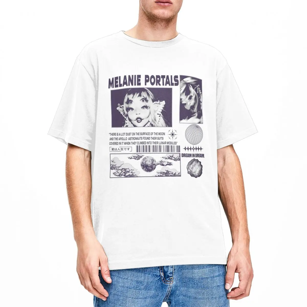 Melanie Portals T Shirts Merch Men Women 100% Cotton Vintage Round Collar Melanie Martinez Cry Baby Tee Shirt Short Sleeve Tops