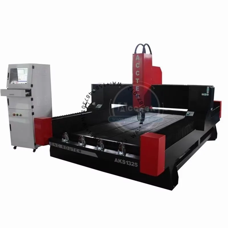 Acctek High Precision 1325 Cnc Granite Cut ting Machine for Stone Engraving Cnc Router Machine