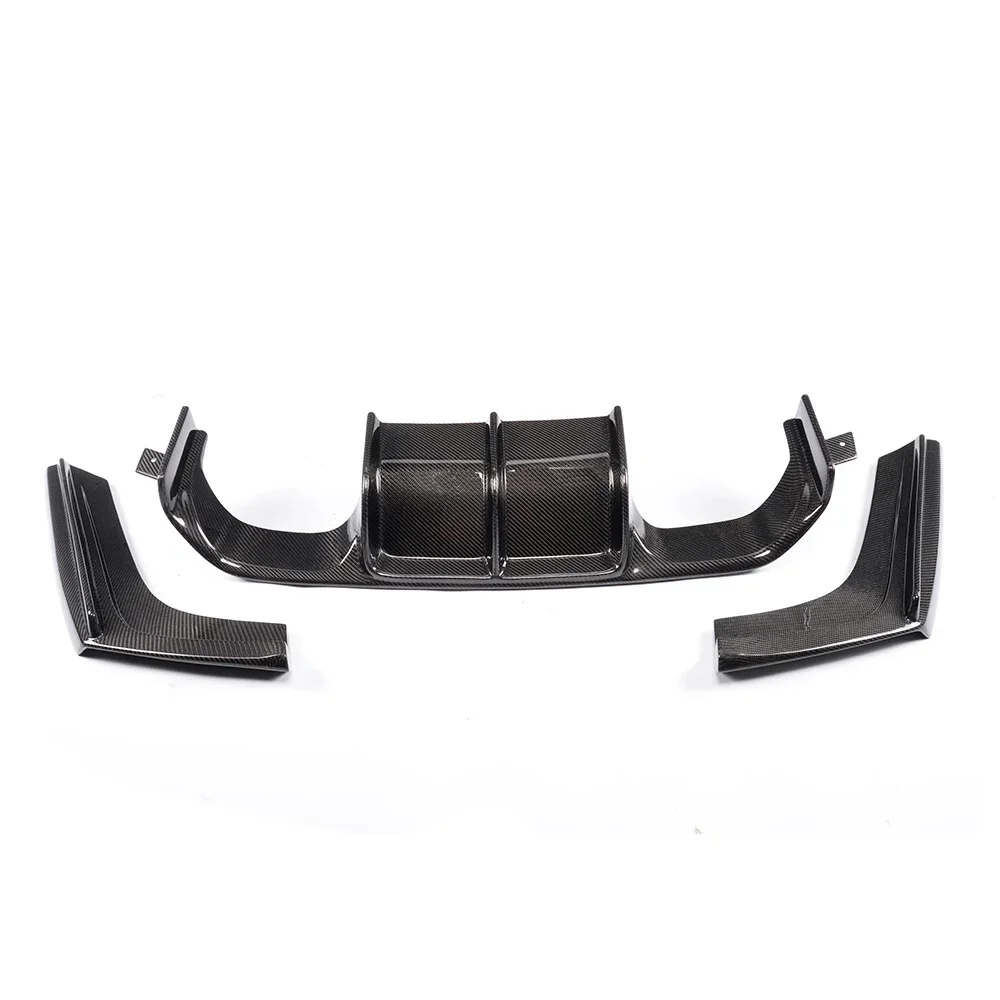 V Style Carbon Fiber Rear Diffuser for BMW F80 M3 4Door F82 M4 2Door 2014-2018