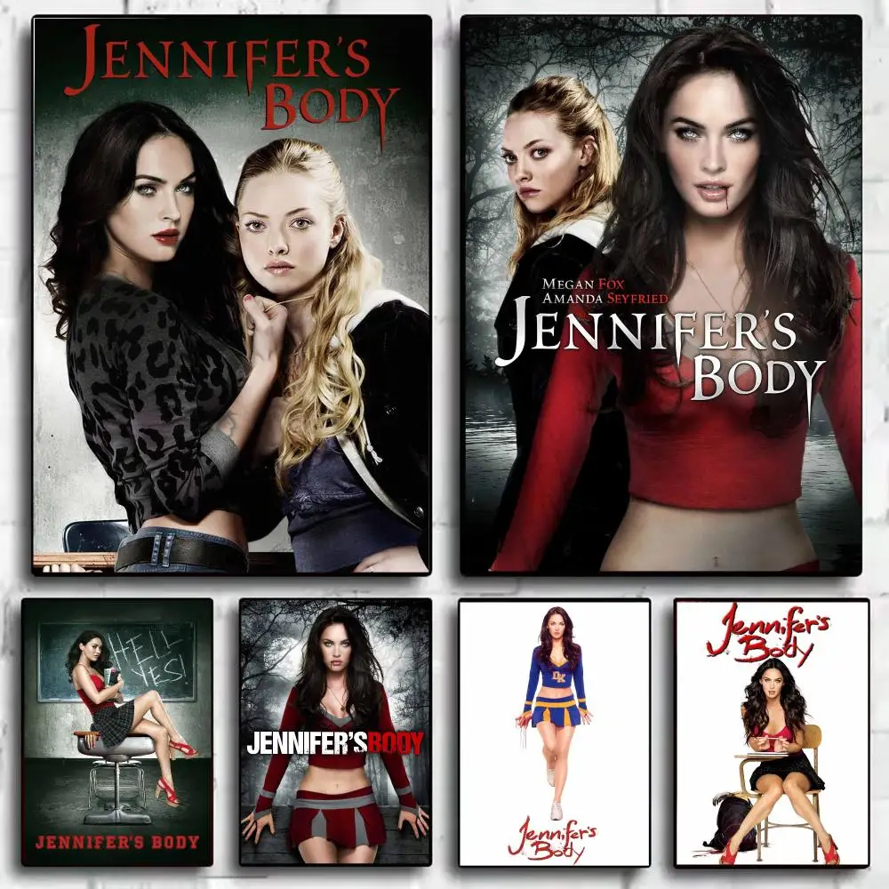 Horror Comedy Movie J-Jennifer Body Poster Wall Art Print Poster for Bedroom Living Room Home Decor Gift Artwork