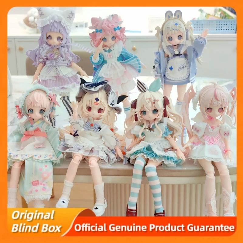 

New Sugary Girls Bjd Blind Box Kawaii Jointed Movable Doll 8 Points Mjd Anime Peripheral Figures Ornament Toy Mystery Box Gift