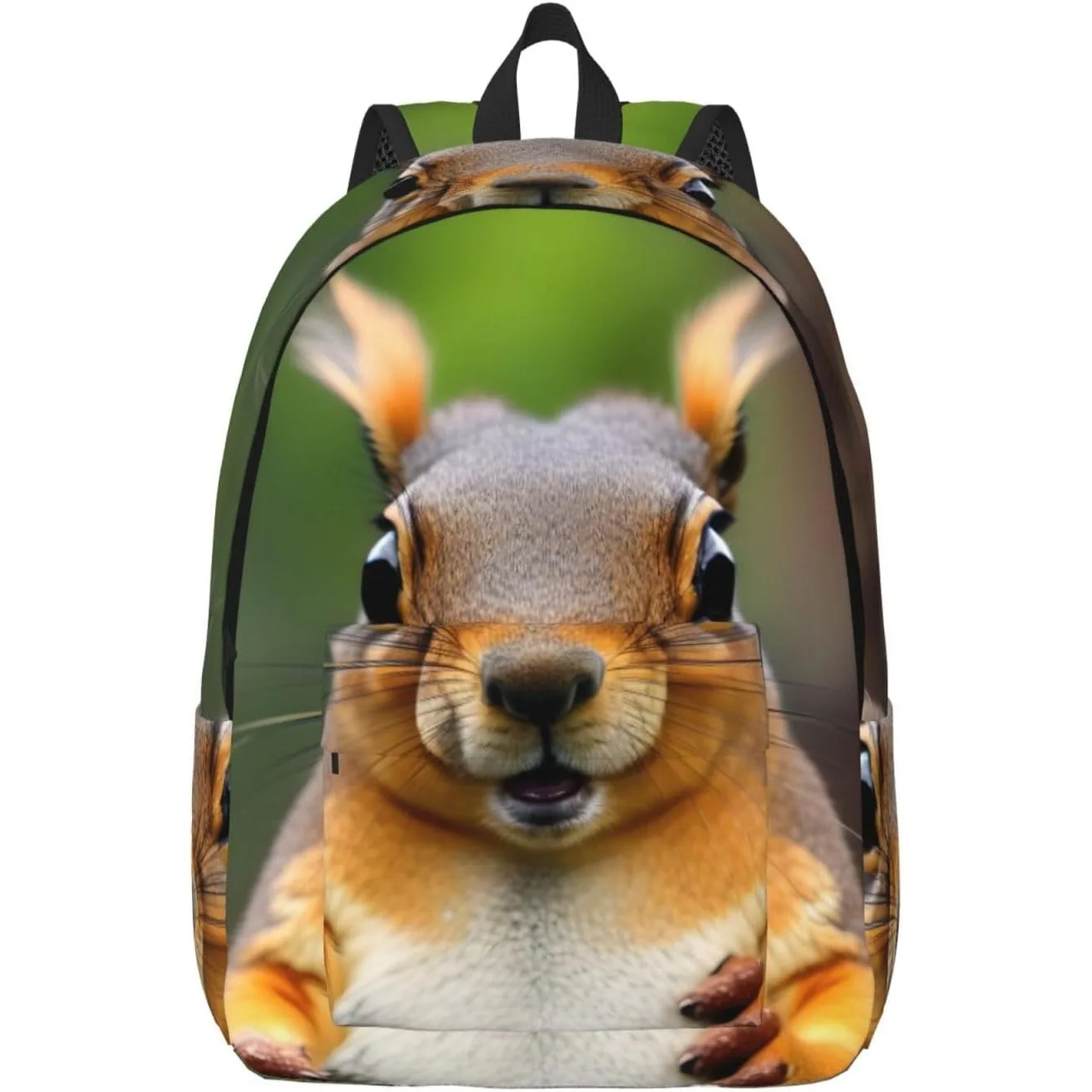 

Squirrel Funny Animal print Canvas backpack, fashionable and casual, fit for daily use and outdoor activities