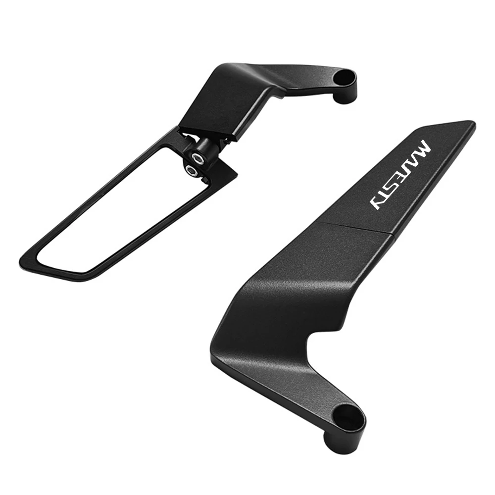 For Yamaha Majesty 125 250 400 Majesty400 Motorcycle Wind Wing Rearview Mirror Rotatable Aluminum Alloy Side Mirrors - view 3