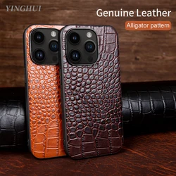 Coque de téléphone en cuir véritable pour Apple iPhone, coque arrière en cuir de vachette, 13, 15, Pro, Max, 14, Plus, 12, 11, Poly, 7, 8, SE, 2020, 2022