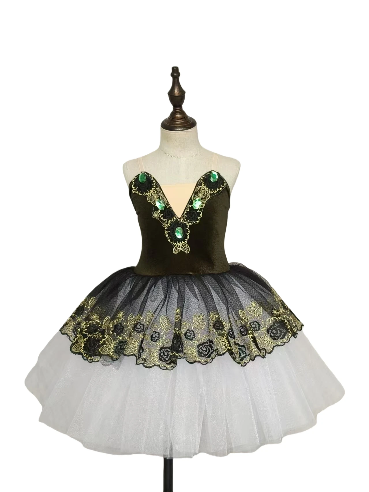 

Girls Ballet Tutu Skirt Costume Kids Swan Lake Dance Performance Ballerina Dress Children's Performance Clothing