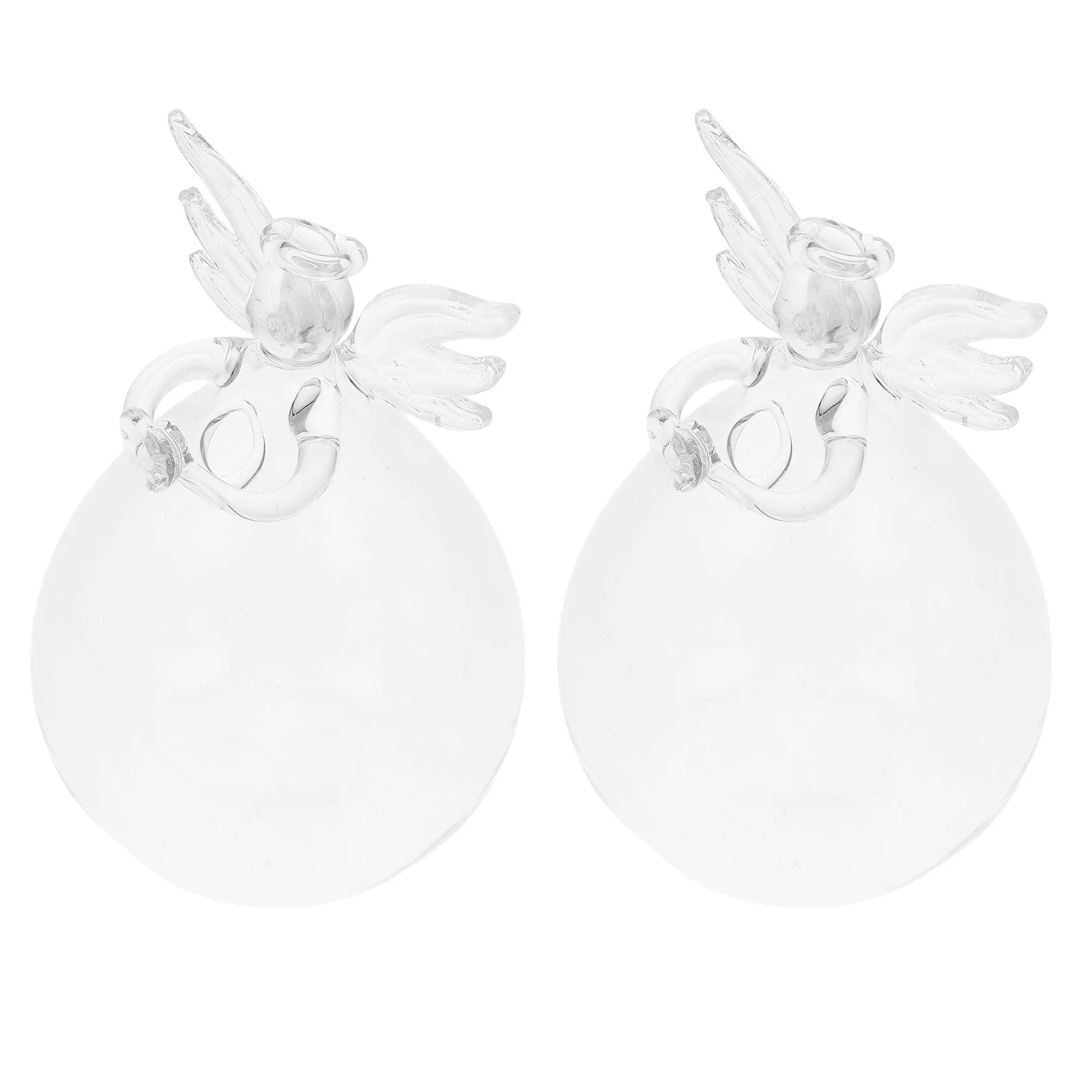 

2 Pcs Angel Design Plant Vase Decorations Home Figurine Sculpture Flower for Hydroponic Plants