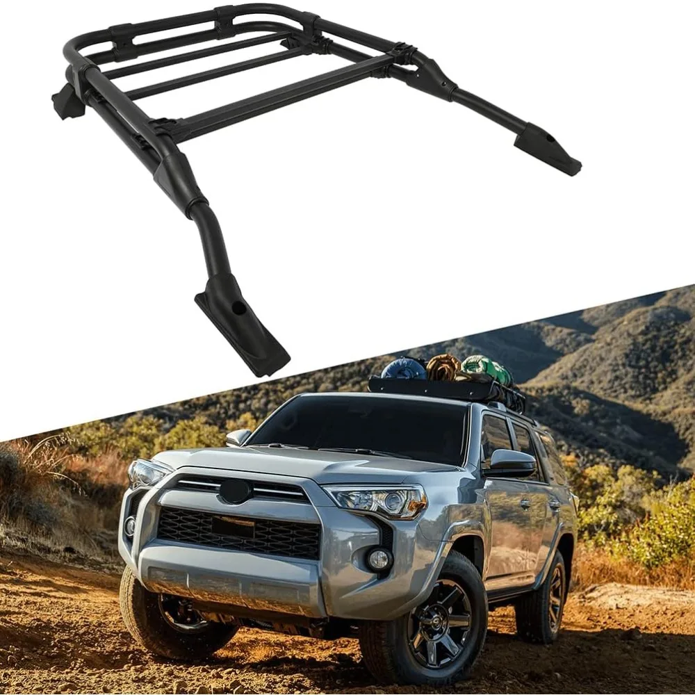 

Roof Rack Rooftop Cargo Basket Fit for Toyota 4Runner 2010-2022,Cargo Carrier Kayak Rooftop Luggage Crossbar,Max Load 250LBS