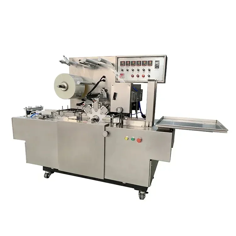 

A ForCW-230 Automatic Gift Wrapping Machine, Automatic Overwrapping Machine, Full Automatic Film Wrapping Machine