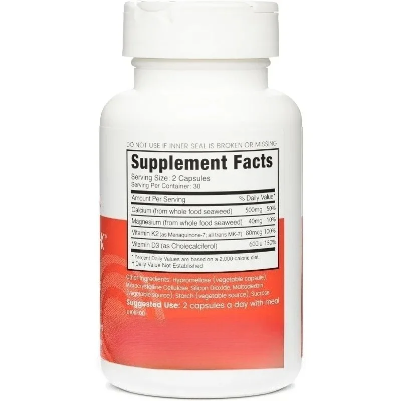 Calcium supplements - whole foods containing K2 and D3- comprehensive bone health supplements containing trace minerals