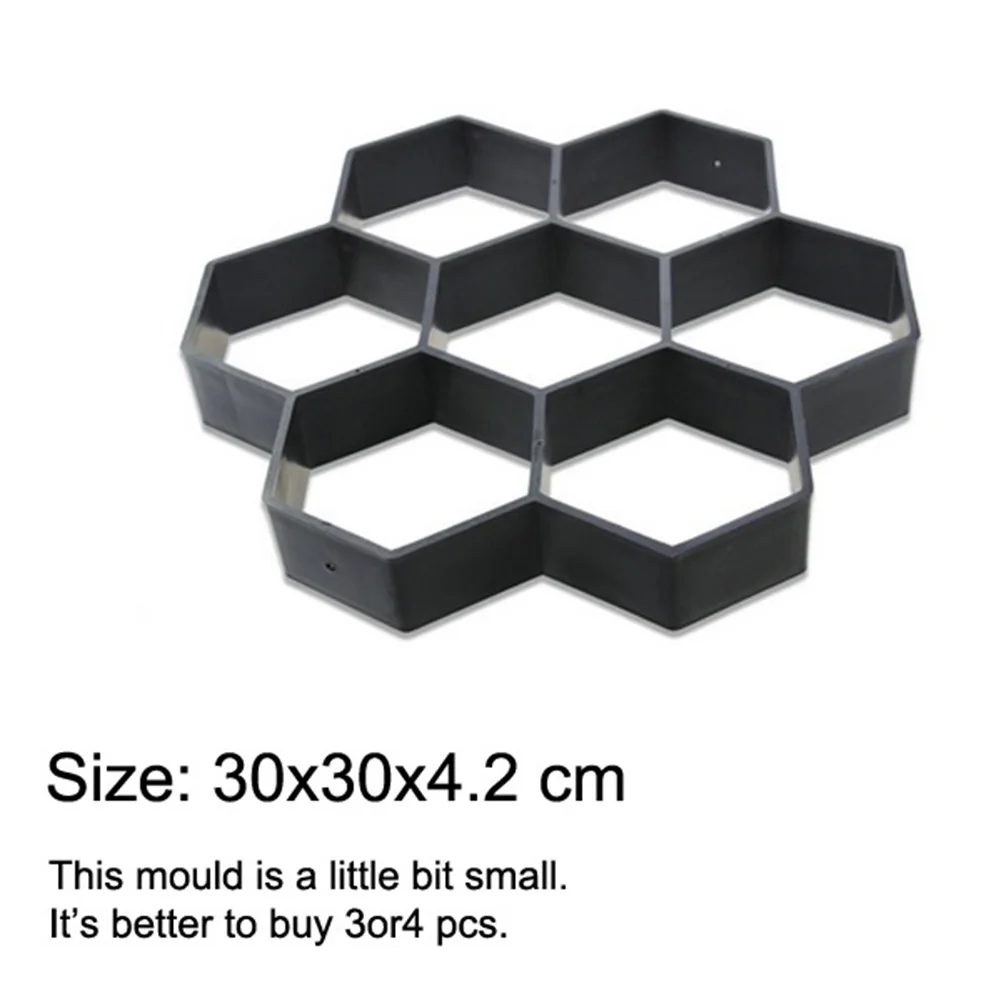 Reusable Garden Pavement Mold Garden Walk Pavement Concrete Mould DIY Manually Paving Cement Brick Path Maker Road Concrete Mold view 6