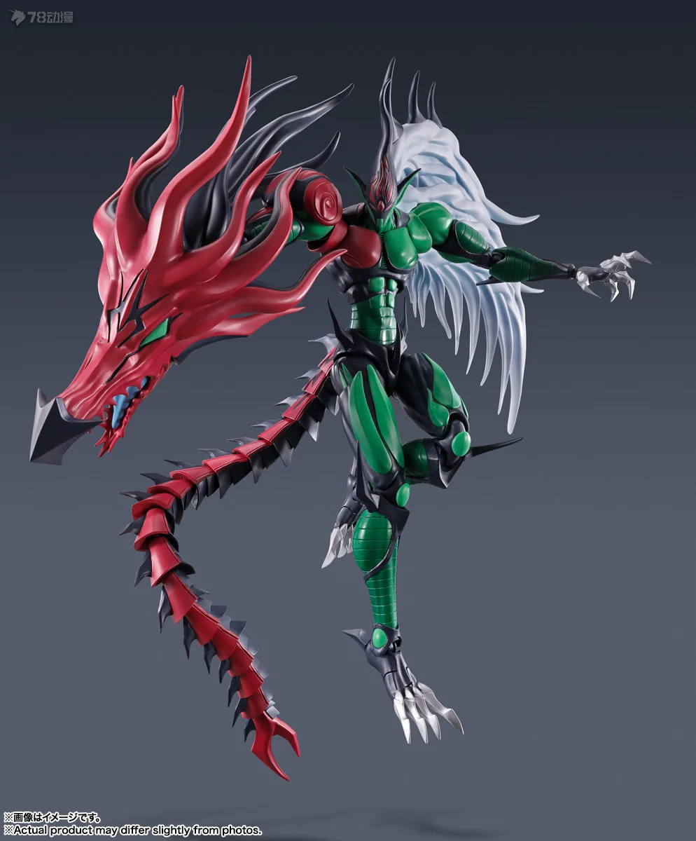 In Stock BANDAI S.H.Monsterarts E·HERO Movable Model Toy SHM Yu-Gi-Oh! GX  Elemental HERO Flame Wingman 