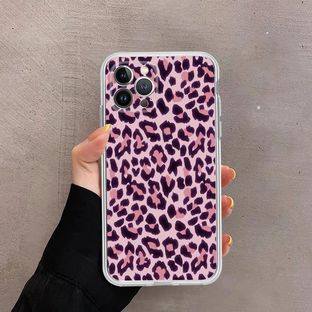 Leopard Print Panther Phone Case For IPhone 15 8 7 6 6S Plus X SE 2020 XR XS 14 11 12 13 Mini Pro Max Mobile Case