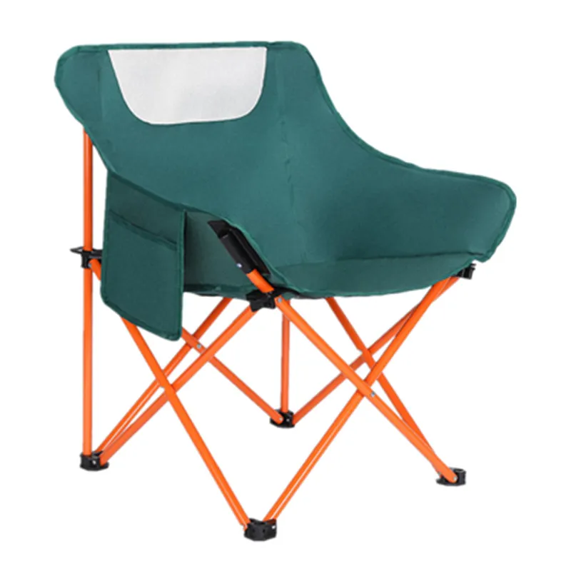 Picnic Camping Car Chair Portable Outdoor Camping Folding Chair Moon Chair Easy To Carry Easy To Use High Load Bearing 100KG