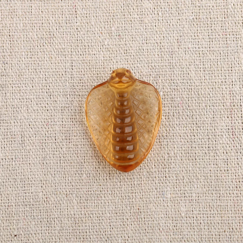 B&F Cobra carving Lopaz Pendant Beads, Handmade Natural stones beads, Polished Stones for jewelry Making Supplies
