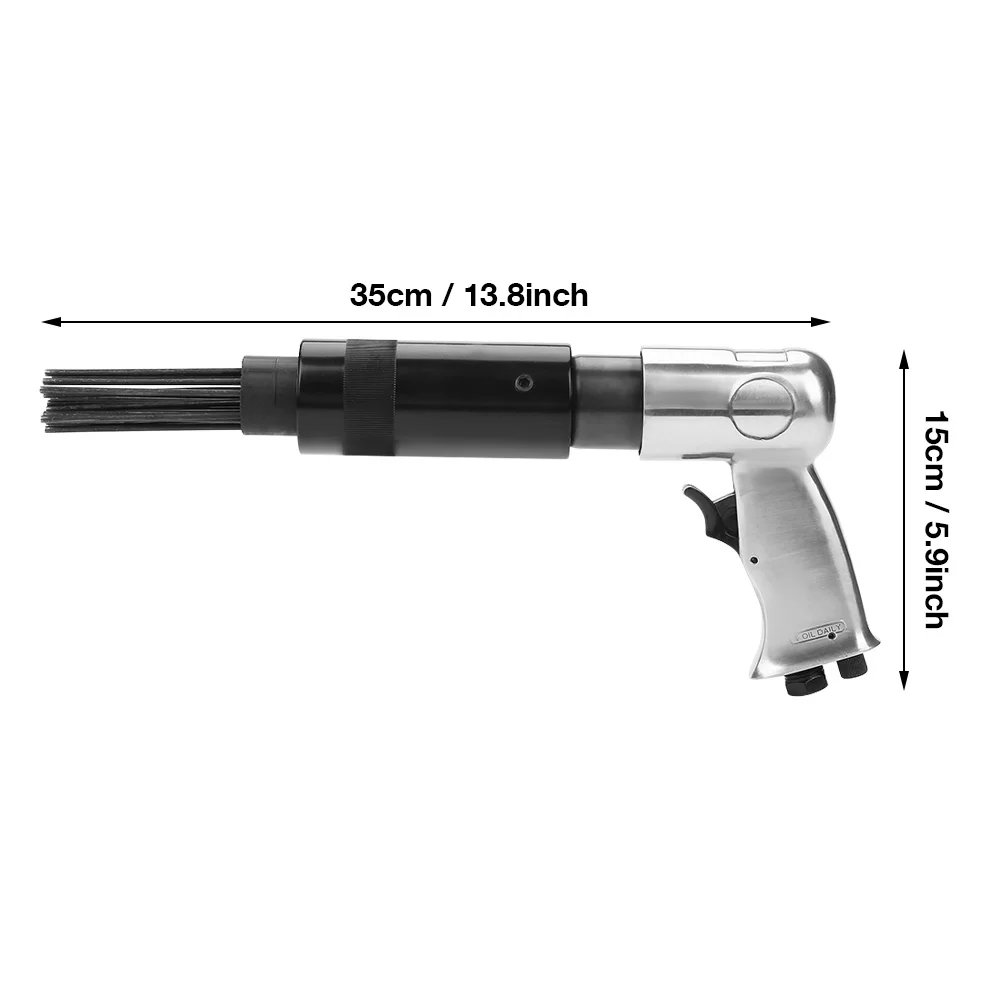 เข็ม Scaler Air PNEUMATIC 19 เข็ม Scaler ปืนพก Grip สีสนิมตะกรันการกัดกร่อนถอดเครื่องมือขัดตะกรันถอดเครื่องมือ
