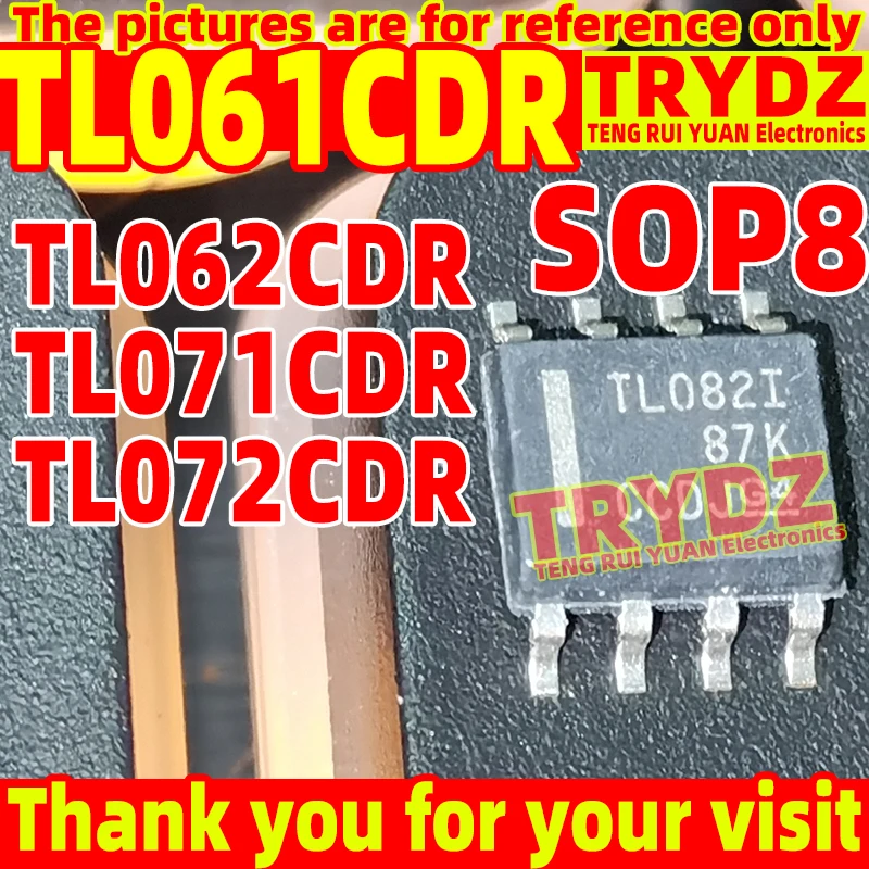 50-10-шт-Новые-tl061cdr-tl062cdr-tl071cdr-tl072cdr-sop8