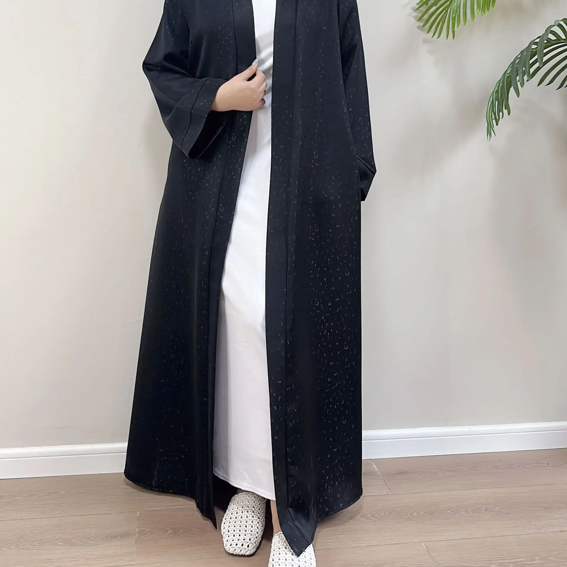 Ramadan luxe dubaï Abaya Jacquard mode musulmane Robe arabe Eid islamique Abayas pour les femmes vêtements de fête turquie Caftan Robe