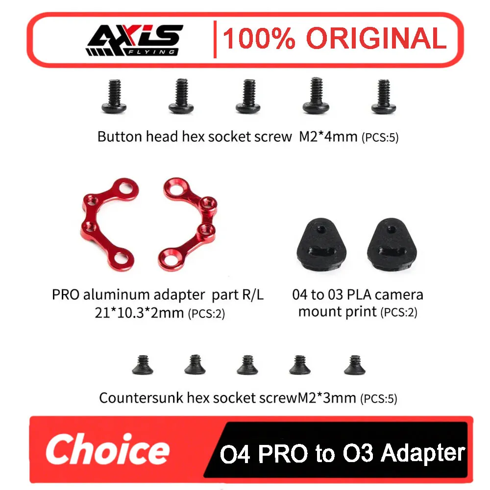

Адаптер Axisflying O4 PRO — аксессуар для дрона FPV, идеально подходит для систем O3/O4