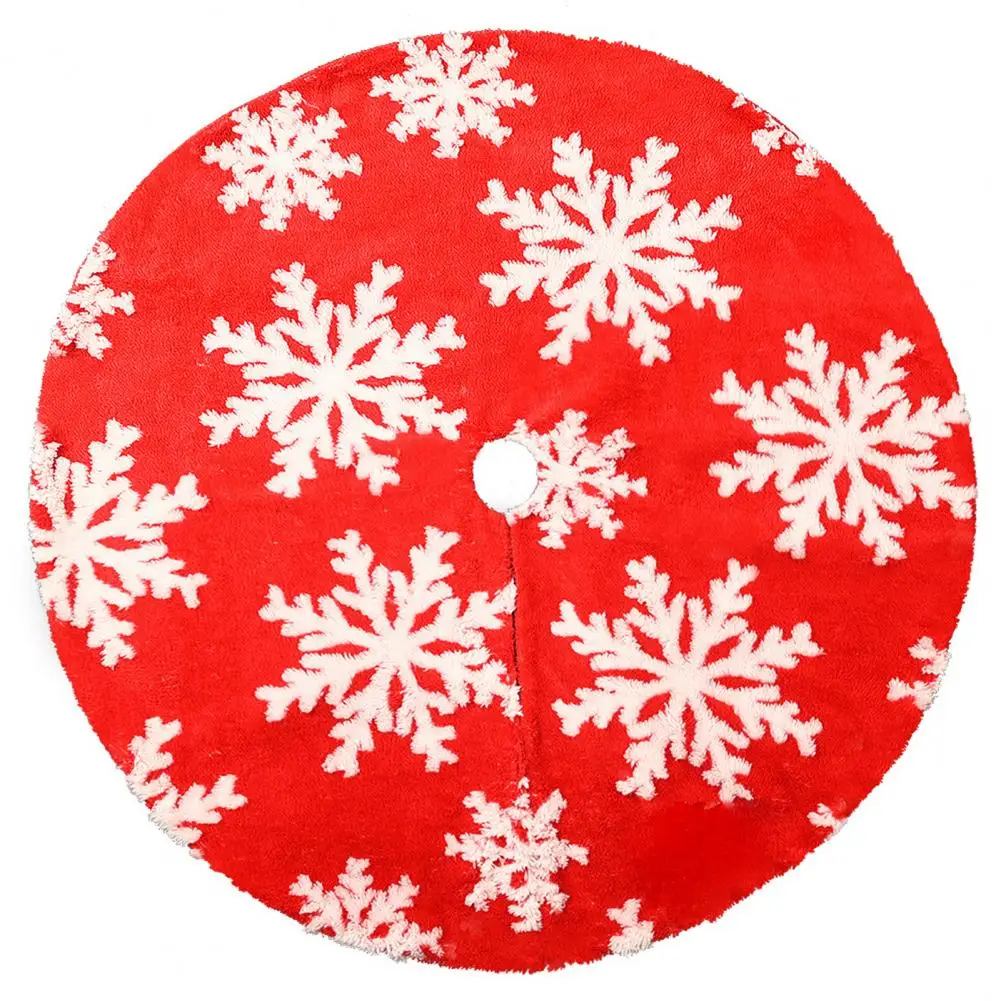 Beautiful Tree Skirt for Christmas Elegant Snowflake Christmas Tree Skirt Enhance Festive Decor with Design for Xmas for Holiday