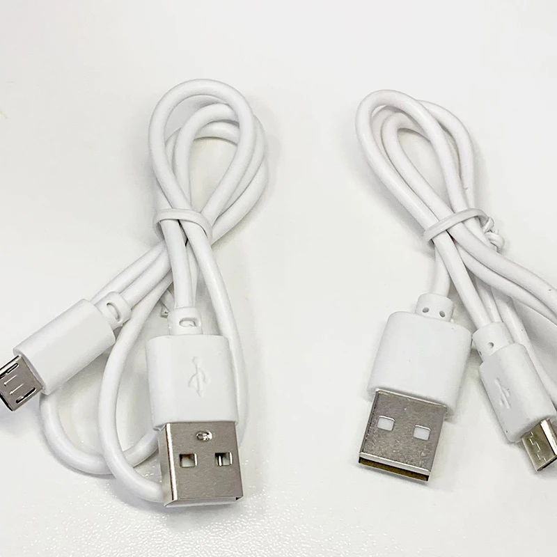 สายชาร์จ USB 30cm 1ชิ้นสายโทรศัพท์มือถือสำหรับชุดหูฟังบลูทูธแอนดรอยด์สายชาร์จทองแดงบริสุทธิ์