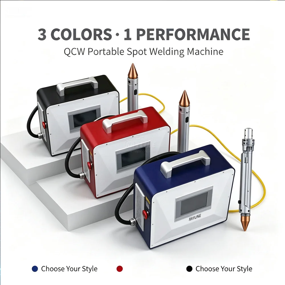 1000W QCW Handheld Portable Fiber Laser Welding Machine New Condition Air Cooled Pulse 1064nm Spot Welders For Metal