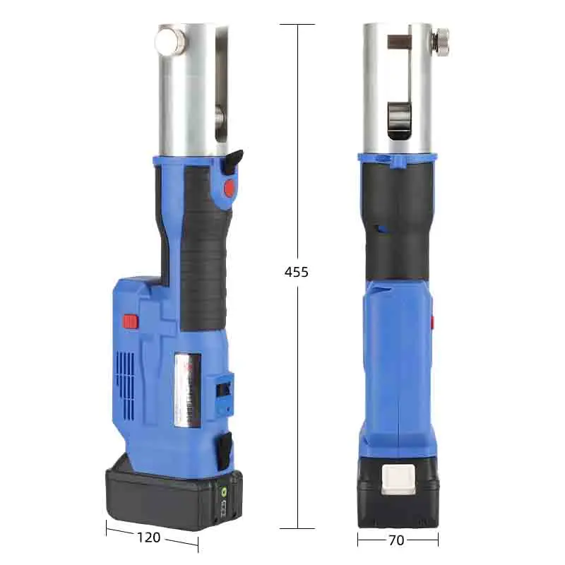 Imagem -04 - Tubo Elétrico Crimping Alicadores Sz1550 Tubo de Água Crimping Tool Anel Compressão Carregamento Braçadeira Portátil 60kn