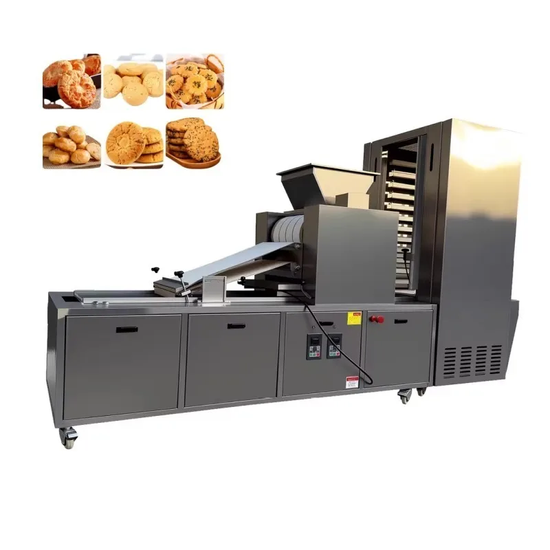 Automatic Commercial Biscuit Forming Machine Stainless Steel Crispy Biscuit Production Equipment  Crispy Biscuit Making Machine
