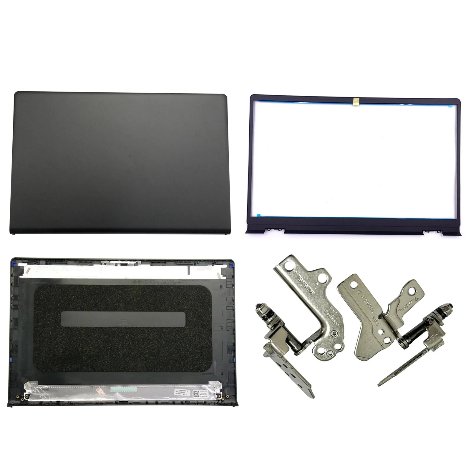 New LCD BACK Cover & Front Bezel & Hinges For Dell Inspiron 15 3510 3511 3515 3520 3521 3525 09WC73 00WPN8 Free Shipping