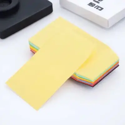 

50Pcs Small Colored Envelopes Solid Color Envelopes for Cash Gift Invitations Budget Coin Storage Small Envelope