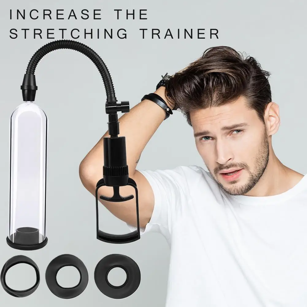 Male Manual Penis Penis Pump Enlarger Enhancement Erection Vacuum Pump Big SexToys For Man Lasting Masturbator Cup