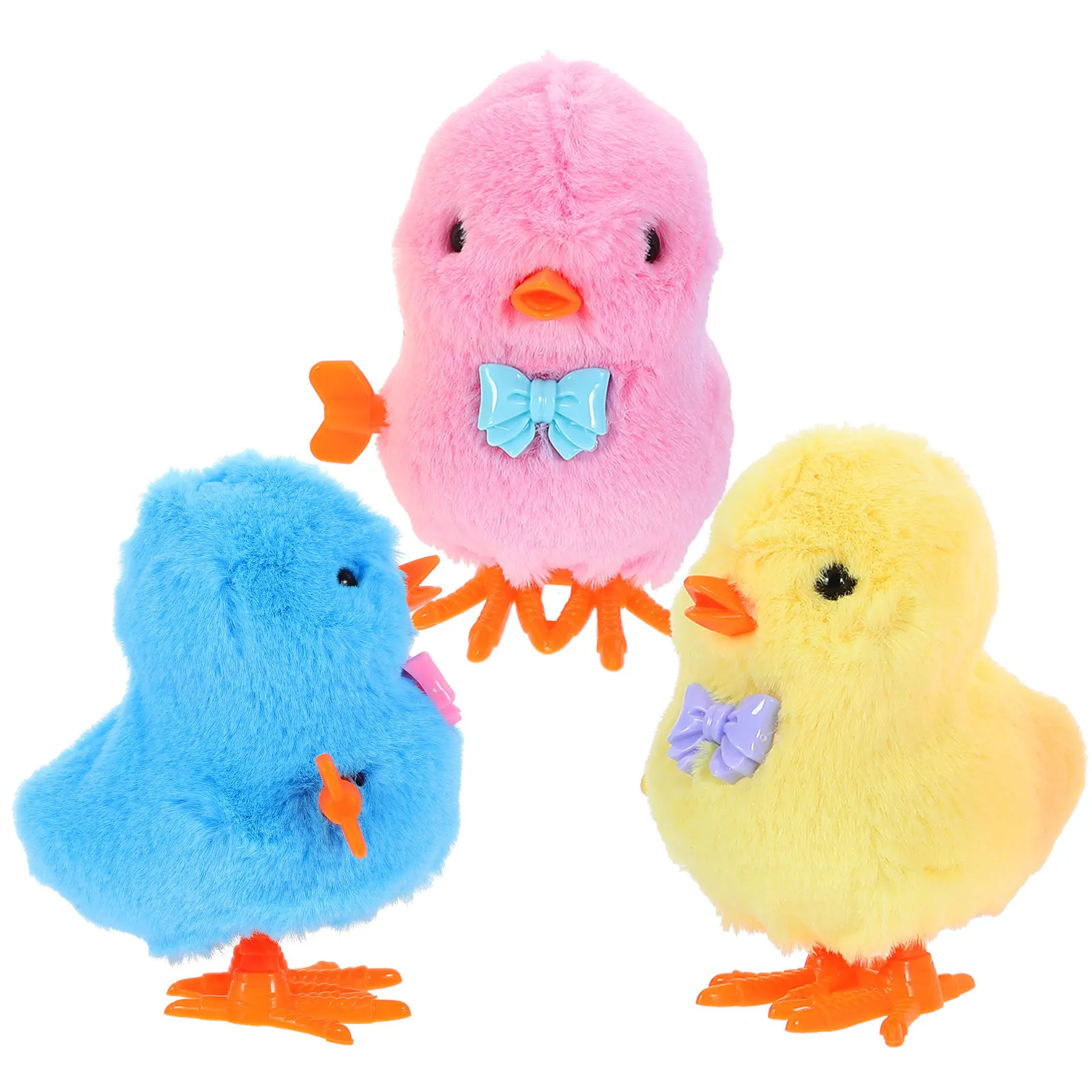 3 Pezzi Pulcini a Molla Saltellanti, Gadget per Cesti di Pasqua, Regali per Bambini, Giocattoli a Molla a Forma di Pollo per Bambini
