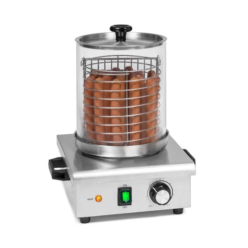 Automatic sausage grilling machine, double temperature control household stainless steel, sausage grilling machine c