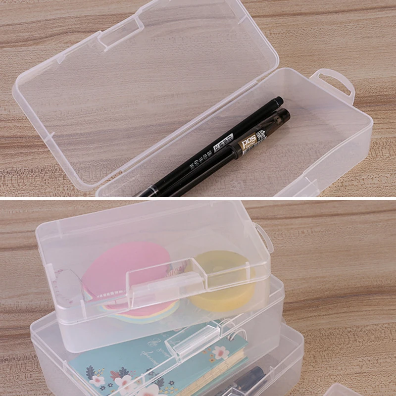 1PC Transparent Box PP Storage Box Mini Plastic Case Container Square Rectangle Packaging Box For Jewellry Beads Small Items