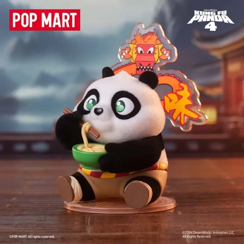

POP MART Универсальная серия кунг-фу панда, слепая коробка, игрушки, каваи, аниме, фигурка Caixa Caja, сюрприз, Mystery Box, куклы