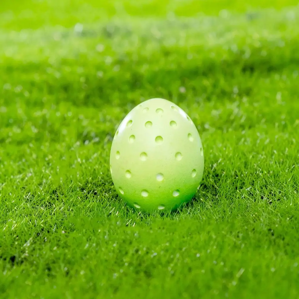 الراتنج البسيطة أرنب عيد الفصح تمثال متعدد الألوان بيضة عيد الفصح مصغرة Knickknacks المشهد الصغير اكسسوارات الكرتون الأرجواني تمثال #1