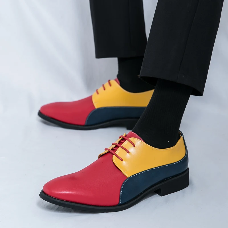 Zapatos de cuero Oxford para hombre, calzado Formal de vestir, informal, de alta calidad, para fiesta de boda