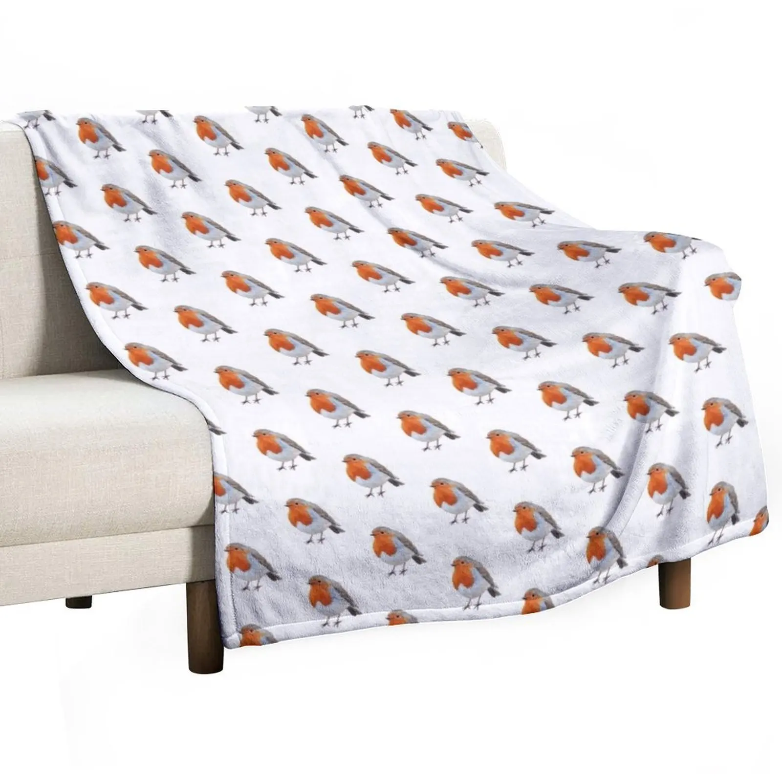 

English Robin Bird Throw Blanket blankets and throws For Baby Blankets