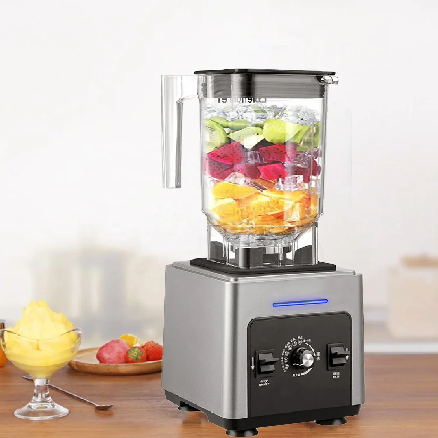 

Commercial Food Mixing Blenders Fully Automatic Juicing Crushed Ice Blender/ commercial multi-function High speed power blender