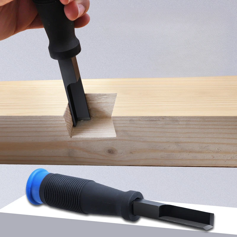 

Woodworking Corner Chisel Mortise Chisel Squaring Tool With Non-Slip Handle Hand Tools For Slotting Cutting Wood Squaring