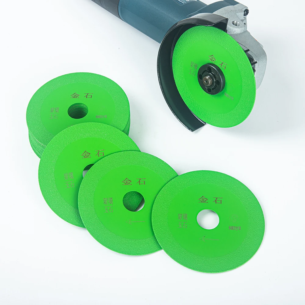 

100mm Glass Special Cutting Blade Ceramic Tile Jade Crystal Wine Bottle Grinding Sheet Diamond Ultra-Thin Saw Blade Not Collapse