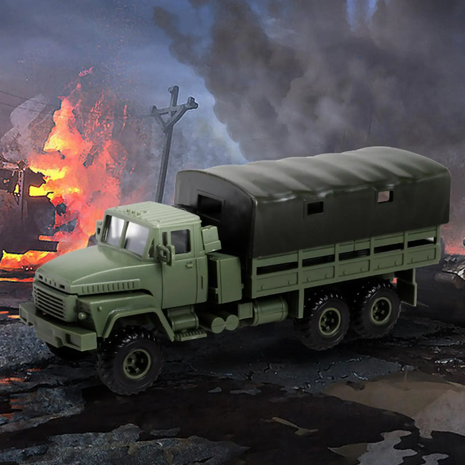 

2x 1:72 Транспортный Грузовик Игрушечный Орнамент Игрушки Аксессуары Сборная Коллекция