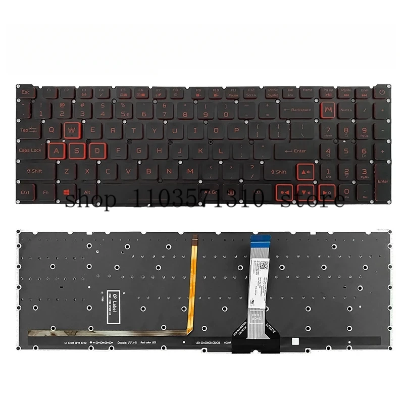 New Original laptop keyboard for Acer Nitro 5 AN515-56 AN515-46 AN515-57 alAN515-58 AN515-58-51R3/52sm/76rw AN515-45 n20c1