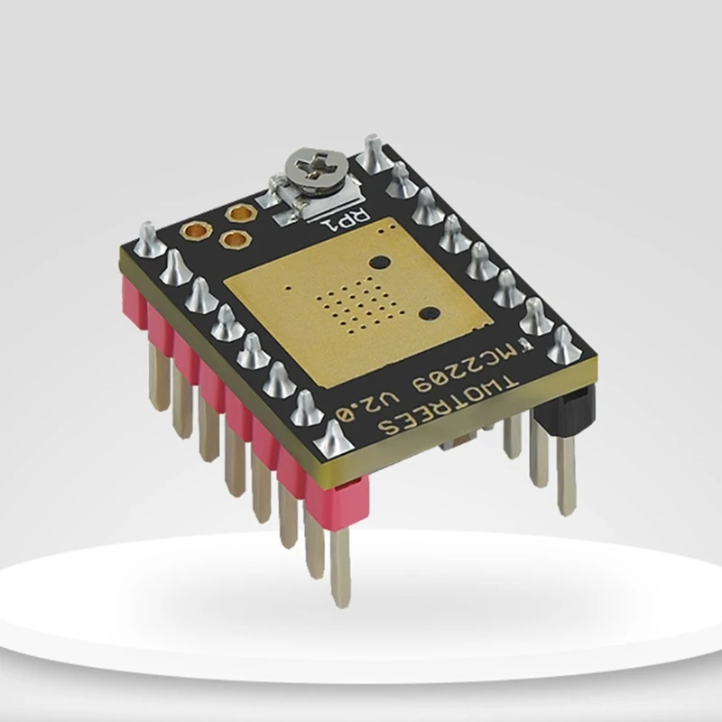 TMC2209 V2.0 Silent Stepper Motor Driver 5.5-28V High Subdivision 256 Microsteps for Reprap Ramps1.4 3D Printer F19E