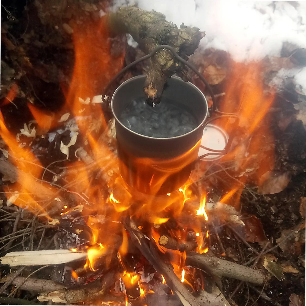 Ultralichte 750ml titanium pot - Camping Cooking Cup recensie en prijs