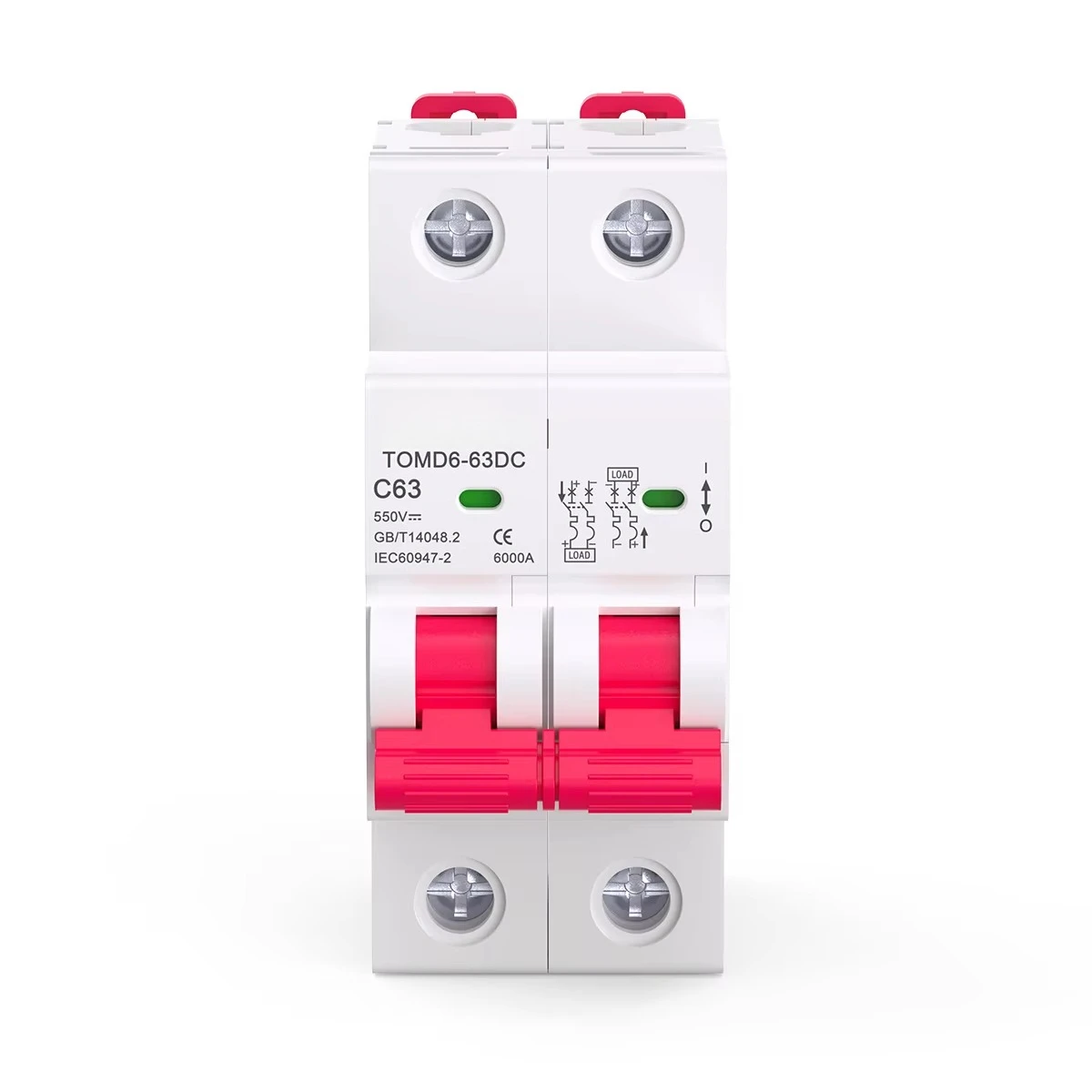 TOMD6-63DC 2P 500VD…