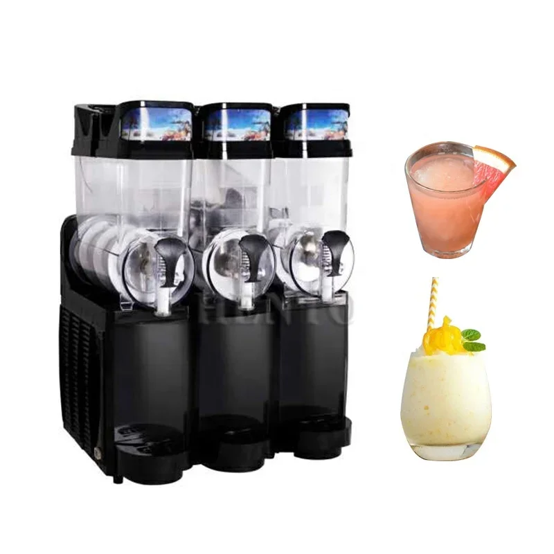 

3 Tank Ice Slush Machine Ice Slush Machine Beverage Smoothie Machine