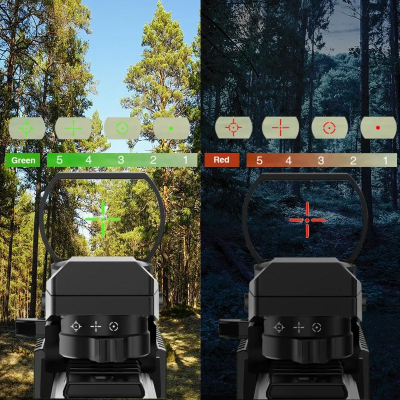 Collimateur réflexe à 4 réticules HD101, vue optique tactique, point rouge vert, lunette de visée compacte haute définition, jouet, offre spéciale